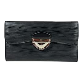 Louis Vuitton-Louis Vuitton Eugenie Portefeuille Long Wallet-Black