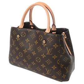 Louis Vuitton-Louis Vuitton Monogram Montaigne BB Handbag-Brown