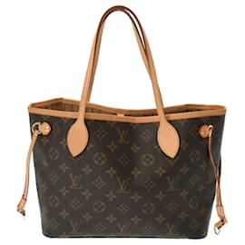 Louis Vuitton-Louis Vuitton Monogram Neverfull PM Handbag-Brown