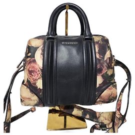 Bolsa de ombro de couro impressa Lucrezia da Givenchy Preto Multicor