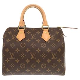 Louis Vuitton-Louis Vuitton Speedy 25 Monogram Handbag-Brown,Monogram