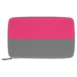 Hermès-Hermes Agenda Zip Veau Epsom Leather Notebook Cover-Pink