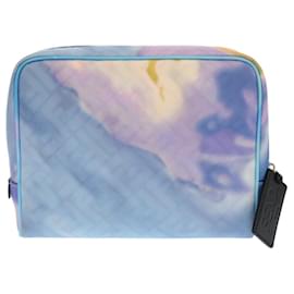 Fendi-Fendi Zucca Marble FF Pouch-Purple,Yellow,Light blue