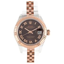Rolex-Rolex Lady DateJust 28mm-Brown