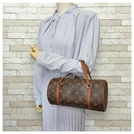 Louis Vuitton-Louis Vuitton Papillon 26 Monogram Handbag-Brown,Monogram