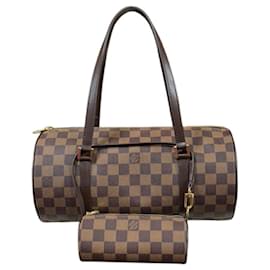 Louis Vuitton-Louis Vuitton Papillon 30 Damier Shoulder Bag-Brown,Damier ebene