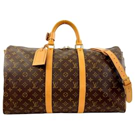 Louis Vuitton-Louis Vuitton Keepall Bandouliere 50-Brown