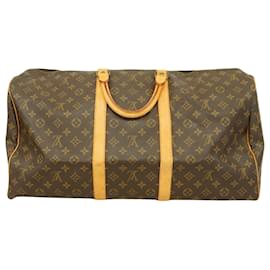 Louis Vuitton-Louis Vuitton Keepall 55-Brown