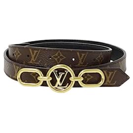 Louis Vuitton-Louis Vuitton Monogram Reversible Belt-Brown,Black,Monogram