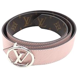 Louis Vuitton-Louis Vuitton Santur LV Circle Women's Belt-Brown,Pink