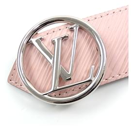 Louis Vuitton-Louis Vuitton Santur LV Circle Women's Belt-Brown,Pink