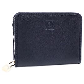 Loewe Coin Case Amazona in Black Leather Black