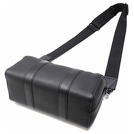 Louis Vuitton-Louis Vuitton Aerogram City Keepall Shoulder Bag-Black