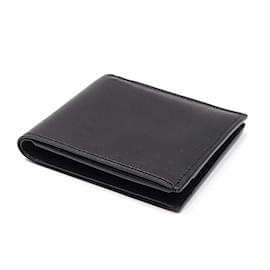 Valextra-Valextra Bi-fold Wallet for Men-Black