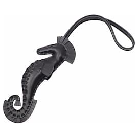 Hermès-Hermes Ipo Seahorse Bag Charm-Black