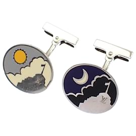 Louis Vuitton-Louis Vuitton Silver 925 Cufflinks-Other