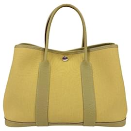 Hermès-Sac Tote TPM Hermes Garden-Jaune