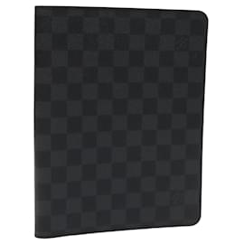 Louis Vuitton-LOUIS VUITTON Damier Graphite Agenda Bureau Note Cover R20974 LV Auth am7807-Damier ebene