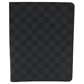 Louis Vuitton-LOUIS VUITTON Damier Graphite Agenda Bureau Note Cover R20974 LV Auth am7807-Damier ebene