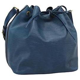 Louis Vuitton-LOUIS VUITTON Epi Petit Noe Shoulder Bag Blue M44105 LV Auth 114680-Blue