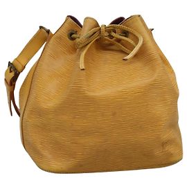 LOUIS VUITTON Epi Petit Noe Borsa a Spalla Gialla M44109 LV Auth 104159 Giallo