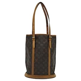 Louis Vuitton-LOUIS VUITTON Monogram Bucket GM Shoulder Bag M42236 LV Auth 114530-Monogram