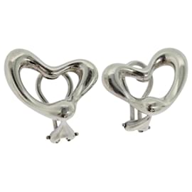 Autre Marque-TIFFANY&Co. Open Heart Earring Ag925 Silver Auth 114149-Silvery