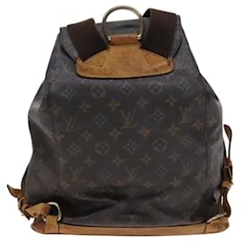 Louis Vuitton-LOUIS VUITTON Monogram Montsouris GM Backpack M51135 LV Auth 115757-Monogram