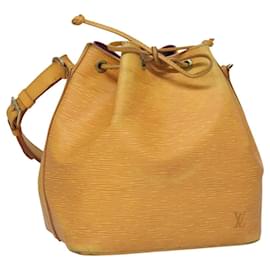 Louis Vuitton-LOUIS VUITTON Epi Petit Noe Shoulder Bag Yellow M44109 LV Auth th5672-Yellow