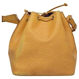 Louis Vuitton-LOUIS VUITTON Epi Petit Noe Shoulder Bag Yellow M44109 LV Auth th5672-Yellow