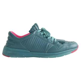 Gucci-Leather sneakers-Green