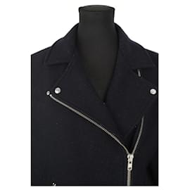 Sandro-Wool coat-Black