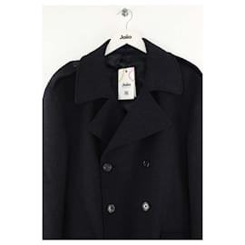 Loro Piana-Wool coat-Black