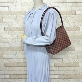 Louis Vuitton-Louis Vuitton Looping MM SPO Damier Shoulder Bag-Brown