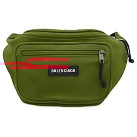 Balenciaga-Balenciaga Hip Sling Bag-Black,Red