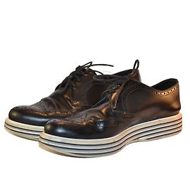 Church's Ruby Derby Shoes Black Leather Size 37 Black