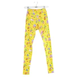 Balenciaga-Cotton leggings-Yellow