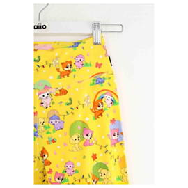 Balenciaga-Cotton leggings-Yellow