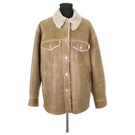 Isabel Marant Etoile Brown leather jacket Brown