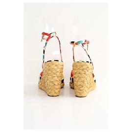 Saint Laurent-Multicolored sandals-Multiple colors