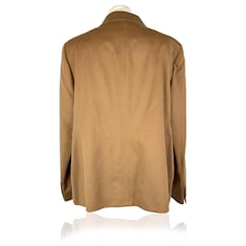 Autre Marque-Loredana Del Monte Vintage Beige Wool Single Breasted Blazer 54 IT-Beige