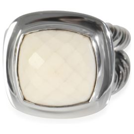 David Yurman Albion Agate Ring in  Sterling Silver Silvery Metallic