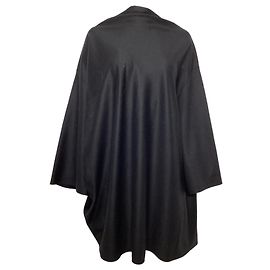 The row Das Row Tunika Shift Kleid aus schwarzer Wolle Schwarz