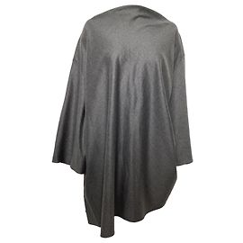 The row O vestido tunic shift Row em lã cinza Cinza