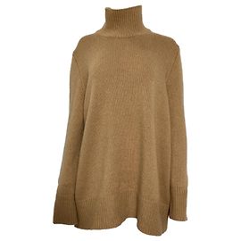 Le pull col roulé Mélange Hepny de The Row en cachemire marron Marron Rouge