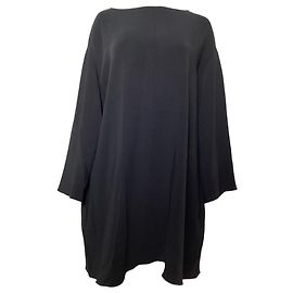 The row O vestido túnica Row em viscose preta Preto