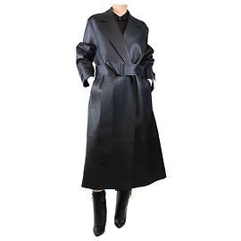 Joseph Langer Lammleder-Duster - Größe UK 10 Schwarz