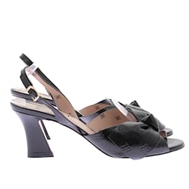 Fendi-FENDI Sandals T.EU 39 Leather-Black