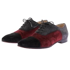 Christian Louboutin-CHRISTIAN LOUBOUTIN Flats T.EU 36 Suede-Grey