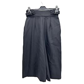 Autre Marque-NON SIGNE / UNSIGNED Shorts T.FR 38 Wool-Black